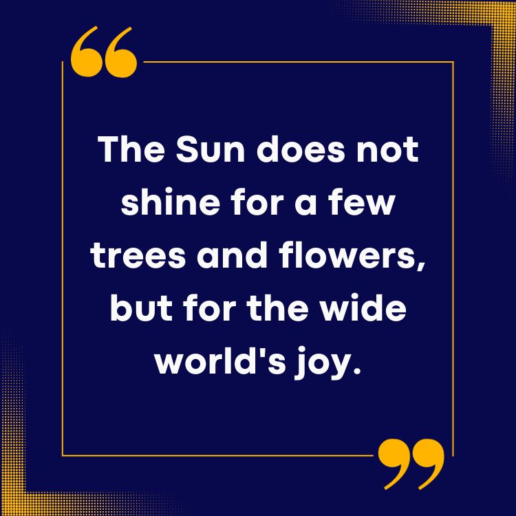 Sun Quotes