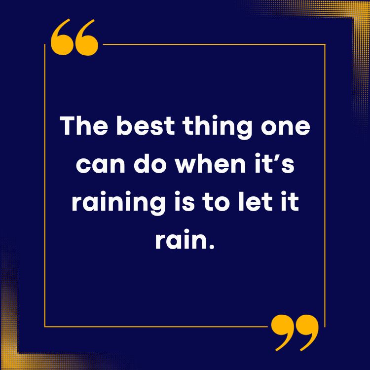 Rainy day Quotes