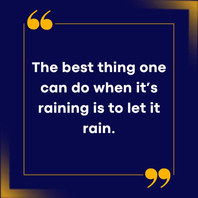 Rainy Day Quotes