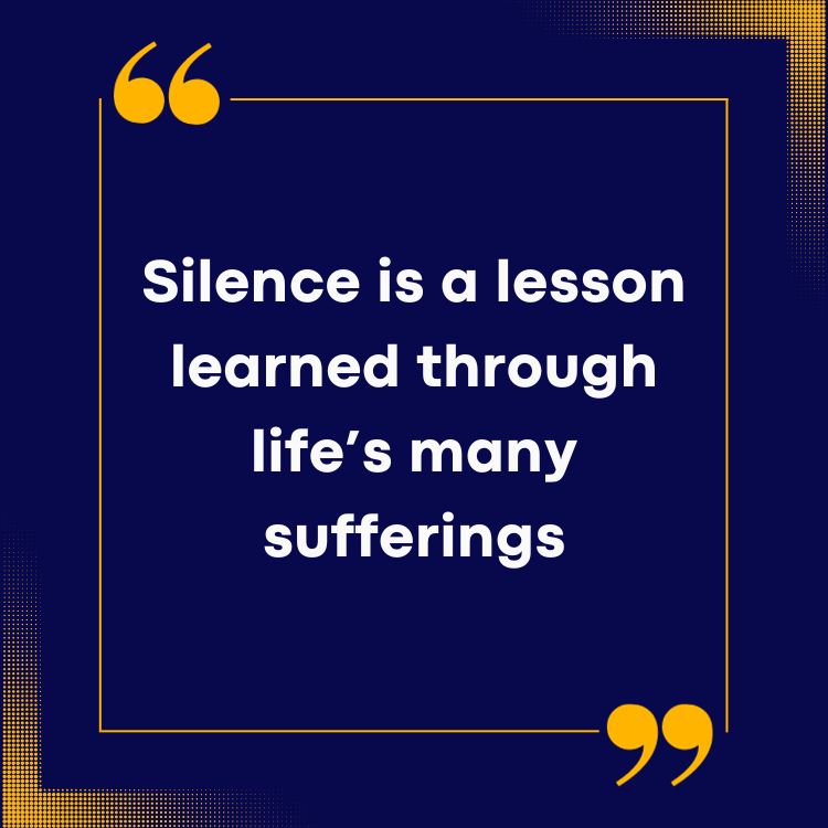 Silence quotes