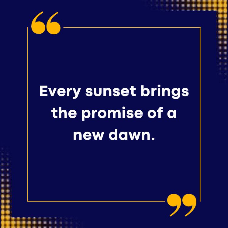 Sunset Quotes